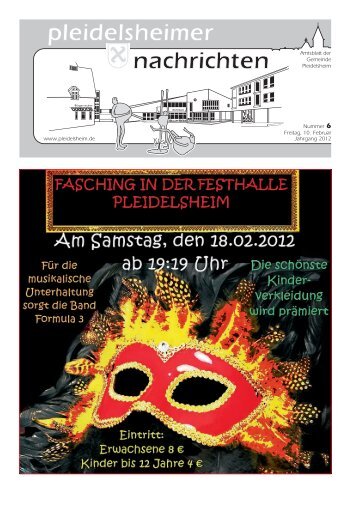 2 Pleidelsheimer Nachrichten - Gemeinde Pleidelsheim