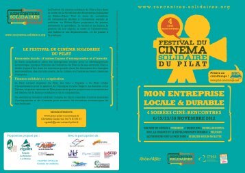 Programme festival cinÃ©ma solidaire Pilat.pdf - RhÃ´ne-Alpes ...