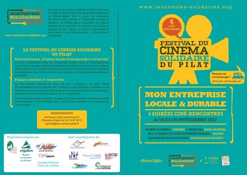 Programme festival cinÃ©ma solidaire Pilat.pdf - RhÃ´ne-Alpes ...