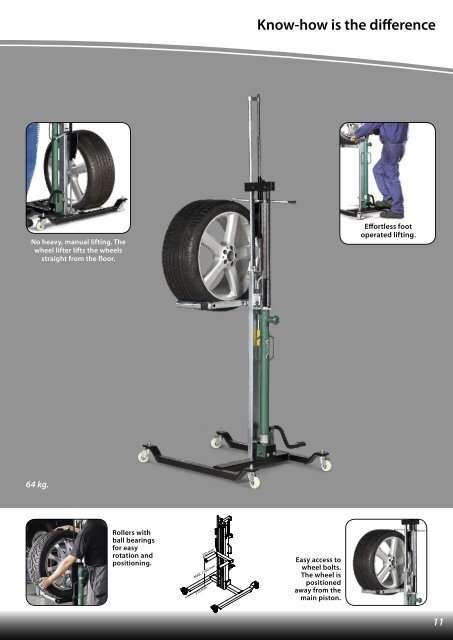 Wheel lifter for aluminium wheels with low profile tyres up ... - CompaC