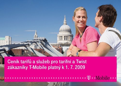 CenÃ­k sluÅ¾eb T-Mobile - 2009 ÄervenecCenÃ­k tarifÅ¯ a sluÅ¾eb pro ...