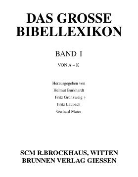 Leseprobe als PDF - SCM R.Brockhaus