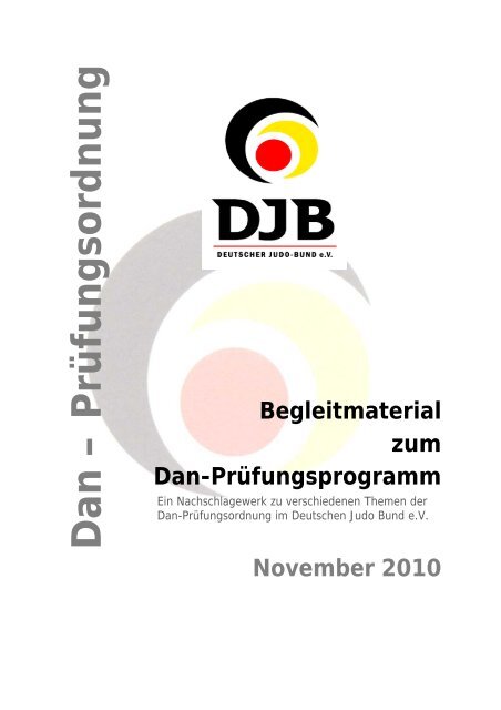 Begleitmaterial DJB Dan-PrÃ¼fungsprogramm 2010
