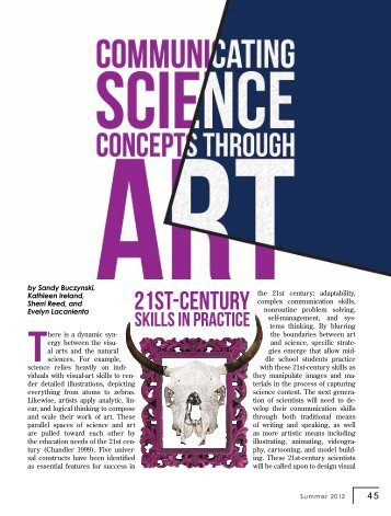 Communicating Science Concepts Through Art - University of San ...