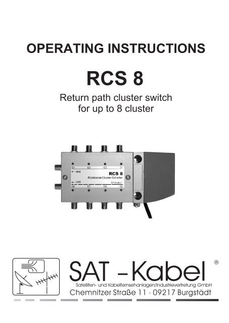 RCS 8 - SAT-Kabel GmbH