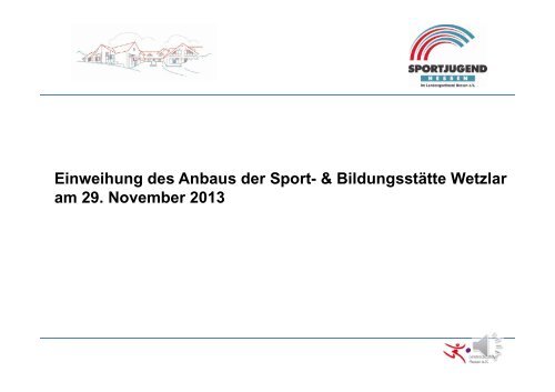 Veranstaltung in der Sport- & BildungsstÃ¤tte Wetzlar - lsb h ...