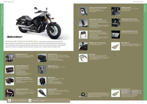 Accessories COMPLETE - Doble Motorcycles