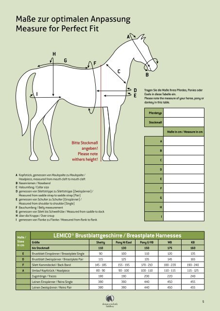 fahrgeschirre dt-saddlery - Dt-saddlery.de