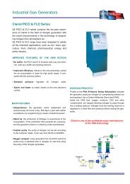 Industrial Gas Generators - Infiltec GmbH