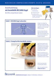 Anziehanleitung mit Anziehhilfe BELSANA Engel