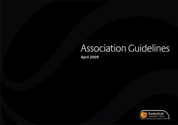 Association Guidelines - Basketball Australia