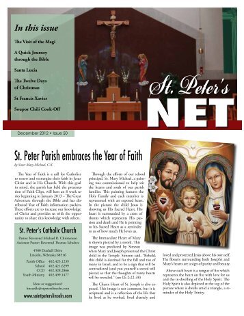 Winter 2012.pdf - Saint Peter's Catholic Church