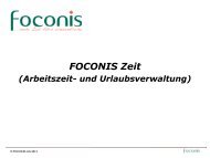 Mein Kalender - Foconis AG