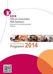 Programm 2014 Familienbildung - Katholische Erwachsenen- und ...