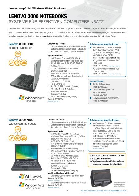 Lenovo Selection - Competence