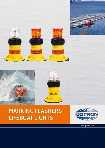 MARKING FLASHERS LIFEBOAT LIGHTS - Jotron