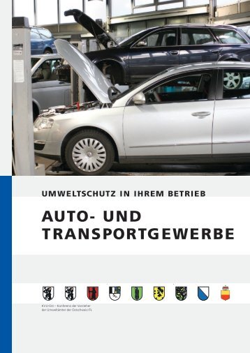 Auto- und Transportgewerbe - Umweltschutz in Ihrem Betrieb