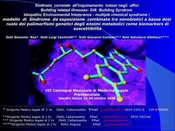 Sindromi correlate all'inquinamento indoor negli uffici - Unipd-Org.It