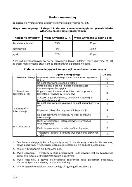 Aneksy do informatorÃ³w - Centralna Komisja Egzaminacyjna