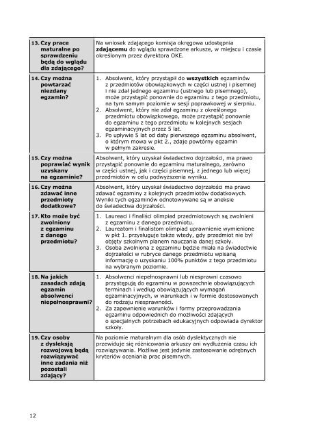 Aneksy do informatorÃ³w - Centralna Komisja Egzaminacyjna