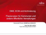 DMS, ECM und Archivierung Praxisnutzen fÃ¼r Kommunen und andere ...