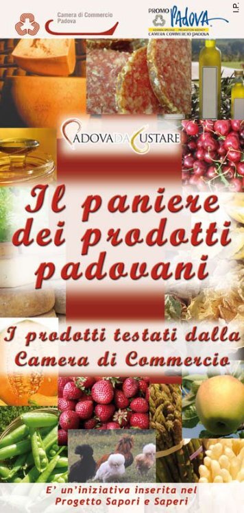 Il paniere dei prodotti padovani.pdf - Camera di Commercio di Padova