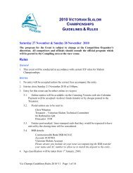 Vic Champs Guidelines Rules - Canoeing Victoria - Australian ...