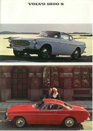 Volvo 1800S Brochure August 1966 - Volvo 1800 Picture Gallery