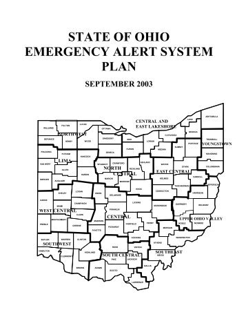 STATE OF OHIO EMERGENCY ALERT SYSTEM PLAN