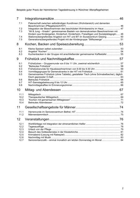 Angebote der Heiminternen Tagesbetreuung (HiT ... - IPP MÃ¼nchen