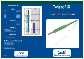 twistofix us.qxp - Small Bone Innovations