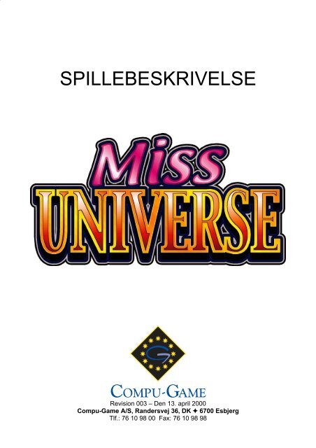 SPILLEBESKRIVELSE - Compu Game