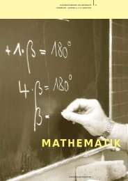 Bildungsstandard Mathematik Gymnasium - Bildung stÃ¤rkt Menschen
