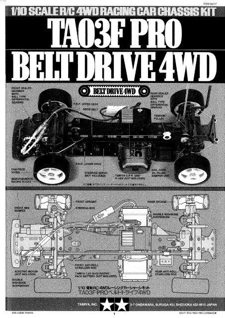 Tamiya TA03F Pro Manual - Wheelsacademy.info