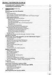 Inhaltsverzeichnis der Ausgabe 2014 [48 KB] - Herold Innere Medizin