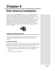 Chapter 4 Dish Antenna Installation - DBSInstall.com