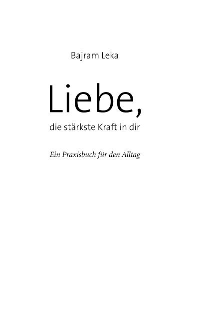 Leseprobe - Koha Verlag