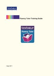 Fluency Tutor Training Guide - Texthelp