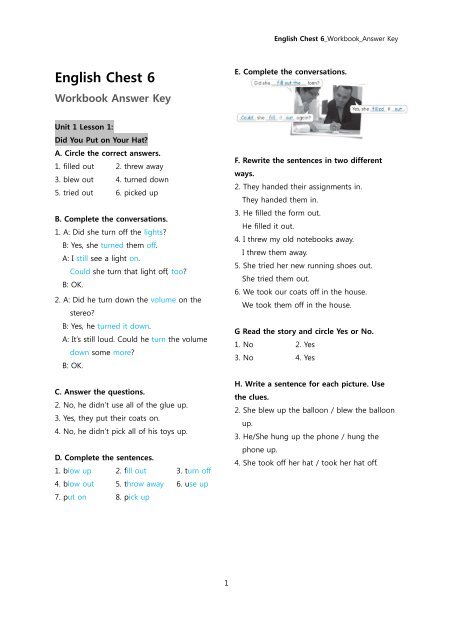 English workbook 6 класс. English Chest.