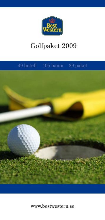 Golfpaket 2009 - Best Western Hotels