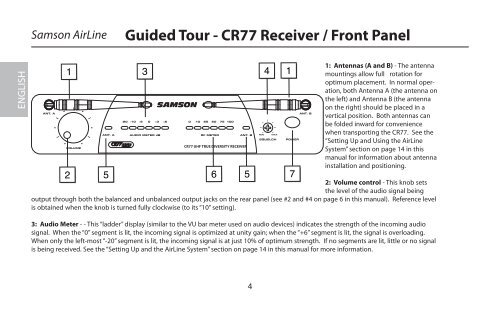 Guided Tour - AH1 Headset Transmitter - Samson