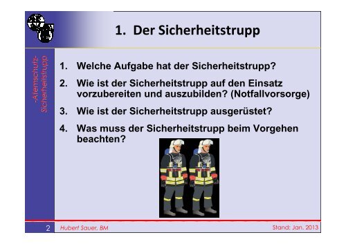 Sicherungstrupp - Feuerwehr-Leider-Nilkheim LZ4/5