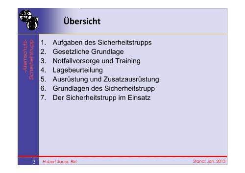 Sicherungstrupp - Feuerwehr-Leider-Nilkheim LZ4/5