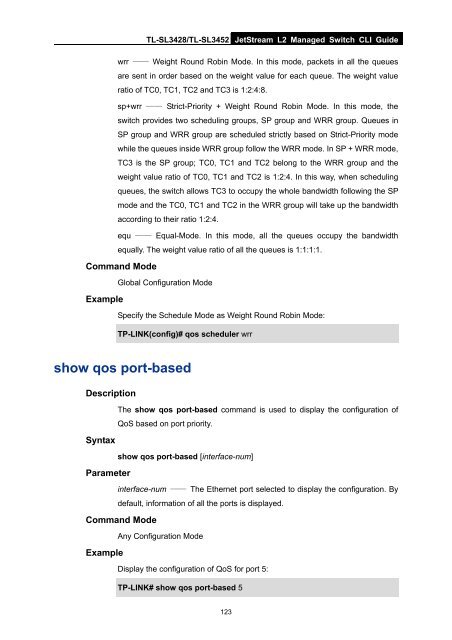 CLI Guide - TP-Link