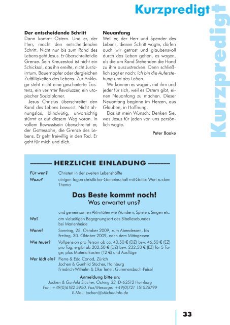 Heft 2/2009 - Zeit & Schrift