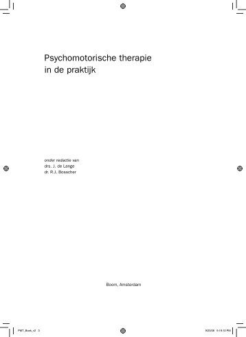 Psychomotorische therapie in de praktijk - Uitgeverij Boom