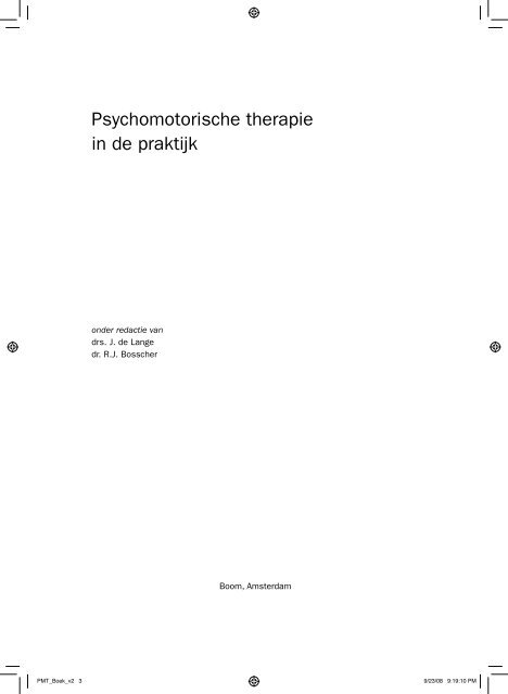 Psychomotorische therapie in de praktijk - Uitgeverij Boom