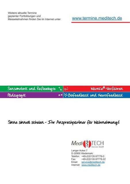 cliquant ici - MediTECH Electronic GmbH