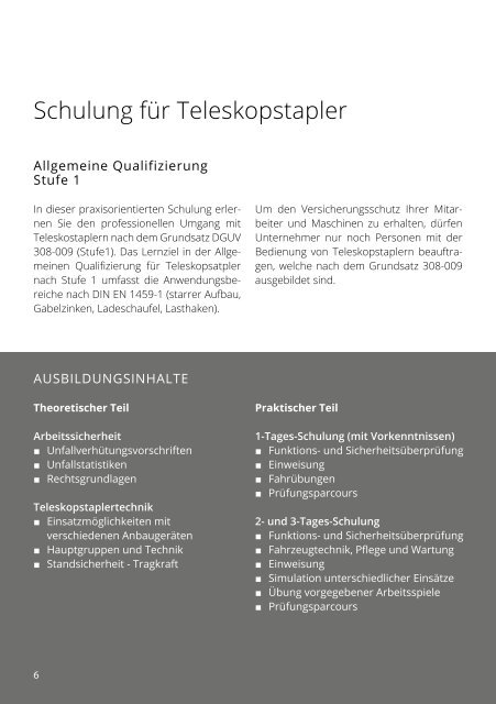 Stapler Fahrschule - Staplerführerschein - Staplerschein bei EDER STAPLER