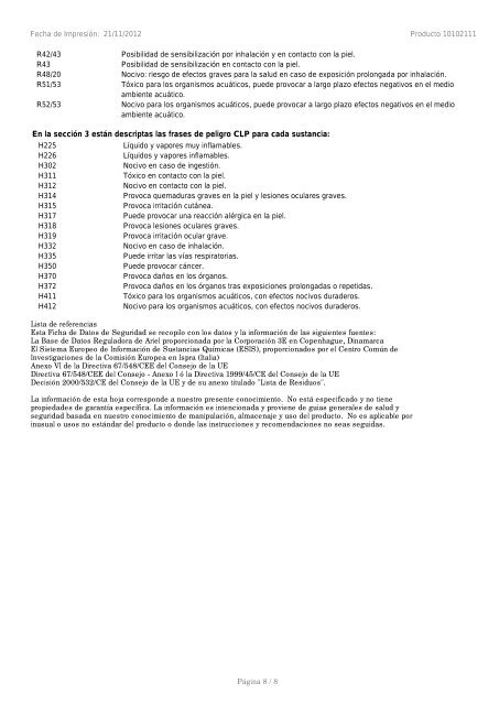 EU/GHS MSDS - StonCor Europe